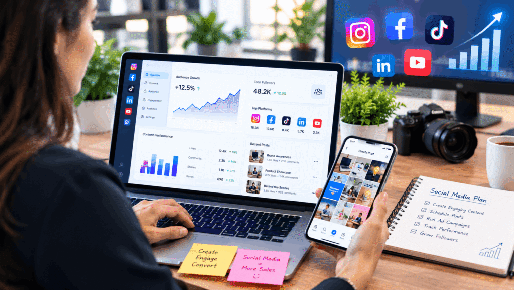 modern social media marketing workspace (1)